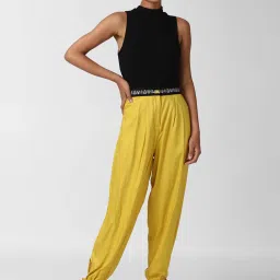 Forever 21 Yellow Regular Fit Pants image 4