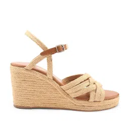 Tao Paris Cognac ROME Ankle Strap Sandals image 2