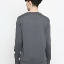 Being Human Dark Grey Regular Fit Printed Sweatshirt image 2