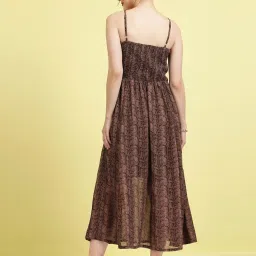 Melon by PlusS Brown Printed Maxi Dress image 2