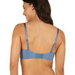 Triumph Indigo Blue Non-Wired Full Coverage T-Shirt Bra image 2