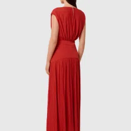 Forever New Ruby Red Regular Fit Textured Dress image 2