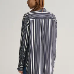 Gant Navy & White Striped Shirt image 2