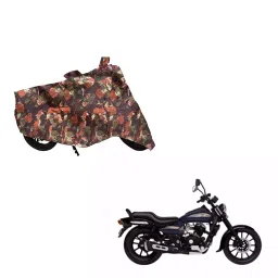 Auto Pearl Waterproof Two Wheeler Cover For Bajaj Avenger 150 Street (Multi Color)-picture-25