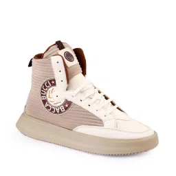 Bacca Bucci Men's STREETHULK Beige Ankle High Sneakers image 2