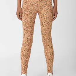 Forever 21 Multicolor Print Leggings image 1