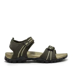 Woodland Men's Olive Floater Sandals image 2