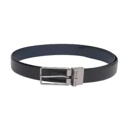 TOMMY HILFIGER Black & Navy Barnes Reversible Belt image 2