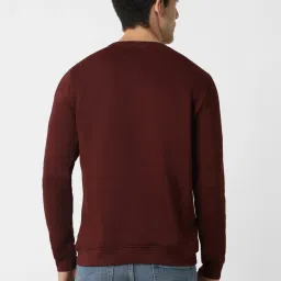 Van Heusen Maroon Regular Fit Sweatshirt image 2