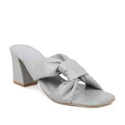 Inc.5 Women's Grey Cross Strap Sandals image 2