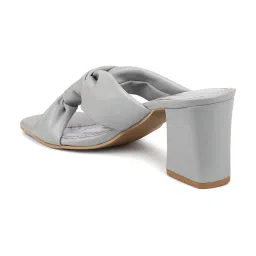 Inc.5 Women's Grey Cross Strap Sandals image 5