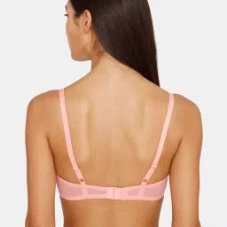 Zivame Pink Printed Half Coverage Padded Bra image 2