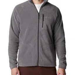 Columbia Men Grey Fast Trek II Full Zip Fleece Jacket image 1