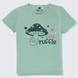 Nite Flite Girls Multicolor Printed Cotton Regular Fit Nightsuits-picture-22