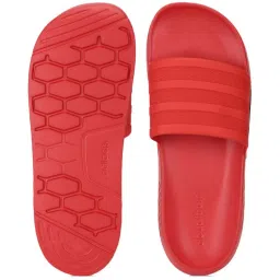 Adidas Men's ICONIC RUNNER SLIDE Unisex Scarlet Red Slides image 3