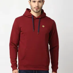 Pepe Jeans Red Regular Fit Hooded Sweatshirt image 1