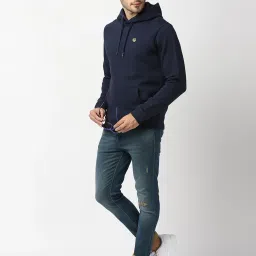 Pepe Jeans Navy Regular Fit Hooded Sweatshirt image 5