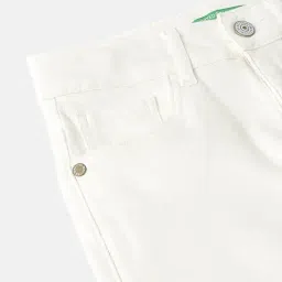 United Colors of Benetton Boys Ecru Jeans image 4