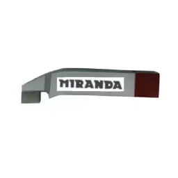 MIRANDA TOOLS Cranked Finishing Tool ISO 3 (123) Standard P20 Grade Right Hand, Shank Size 2020 mm & Length 125 mm image 2