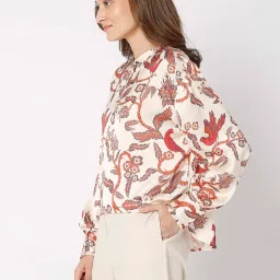 Vero Moda Beige Printed Top image 3