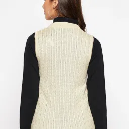 Crozo By Cantabil Beige Cardigans image 2