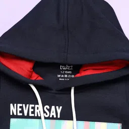 V-Mart Boys Printed Hooded Long Sleeves Pullover Sweatshirt image 3