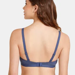 Rosaline by Zivame Blue Non-Wired T-Shirt Bra image 2