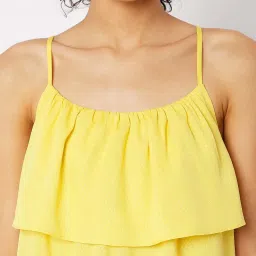 Vero Moda Yellow Sleeveless Top image 5