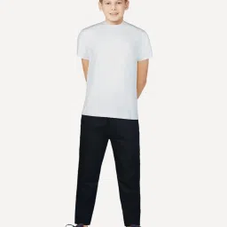 Gini & Jony Boys Black Cotton Regular Fit Trousers image 3