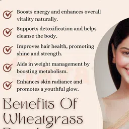 Gavatri Natural Wheatgrass Powder 1 Kg image 5