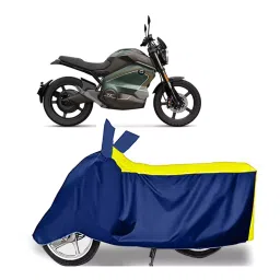 Auto Pearl Two Wheeler Cover for Vmoto Soco Super Soco TC Wanderer - Yellow, Blue-picture-35