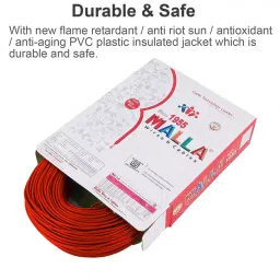 MALLA 1.5 Sq.mm 1 Core Flexible Cable Red (90 m) image 5