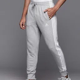 ADIDAS Men 3 Stripes FT TC Tapered Fit Training Joggers-image-82