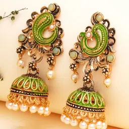 Anouk Contemporary Jhumkas Earrings-picture-52
