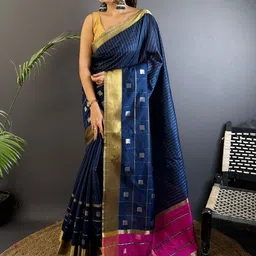 elora Woven Design Zari Bhagalpuri Saree-picture-15
