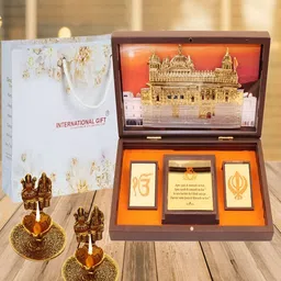 INTERNATIONAL GIFT Gold-Toned Religious Idol Showpiece-picture-10