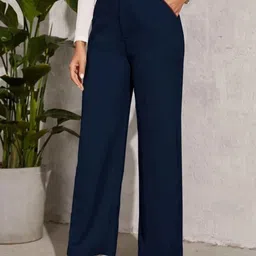 Next One Women Smart High-Rise Easy Wash Trousers image 1