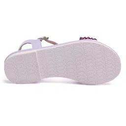 Pine Kids Buckle Closure Sandals - Purple image 5