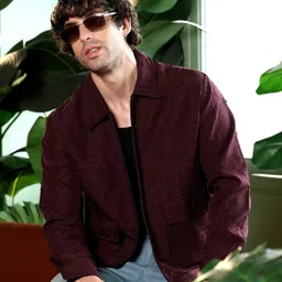 campus sutra Men Solid Bomber Jacket-picture-18