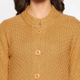 Crozo By Cantabil Mustard Cardigans image 5