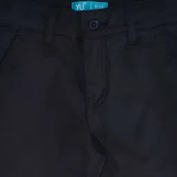 YU by Pantaloons Kids Navy Regular Fit Pants image 2