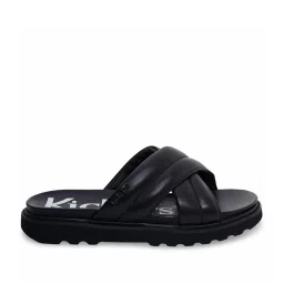 Kickers Women's NEALINE-IN Black Cross Strap Sandals image 2
