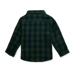 GJ baby Green Checks Full Sleeves Shirt image 2