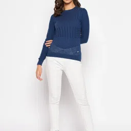 Crozo By Cantabil Blue Sweaters image 4