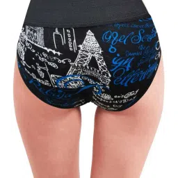 AROUSY Black Printed Hipster Panties - Pack Of 3 image 2