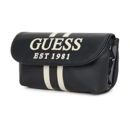 Guess Black Mildred Wristlet Cosmetic Bag image 2