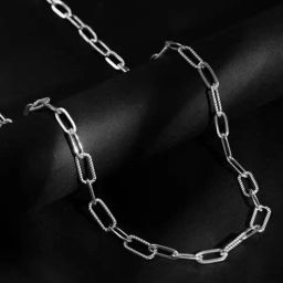 GIVA 925 Silver Paperclip Chain for Him-picture-32