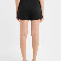 Levi's Black Cotton Relaxed Fit Shorts image 2