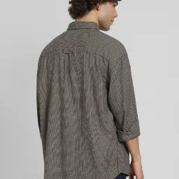 American Eagle Black Cotton Regular fit Print Shirt image 2