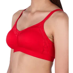 Candyskin Red Non Wired Non Padded T-Shirt Bra image 4